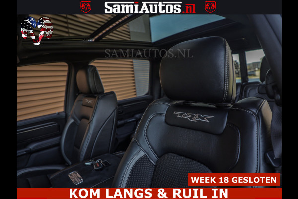 Dodge Ram TRX HELLCAT | 6.2 V8 712PK SUPERCHARGER | FULLY LOADED | CARBON | BLACK ON BLACK | CREW CAB | DUBBELE CABINE | 5 PERSOONS |