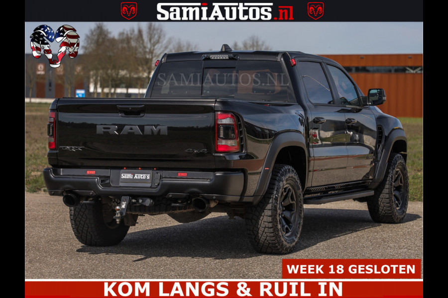 Dodge Ram TRX HELLCAT | 6.2 V8 712PK SUPERCHARGER | FULLY LOADED | CARBON | BLACK ON BLACK | CREW CAB | DUBBELE CABINE | 5 PERSOONS |
