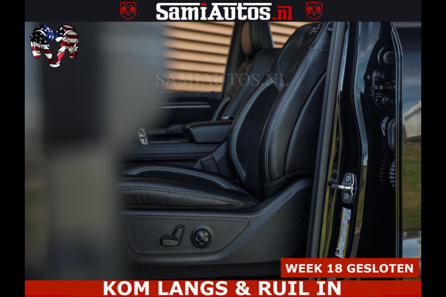 Dodge Ram TRX HELLCAT | 6.2 V8 712PK SUPERCHARGER | FULLY LOADED | CARBON | BLACK ON BLACK | CREW CAB | DUBBELE CABINE | 5 PERSOONS |