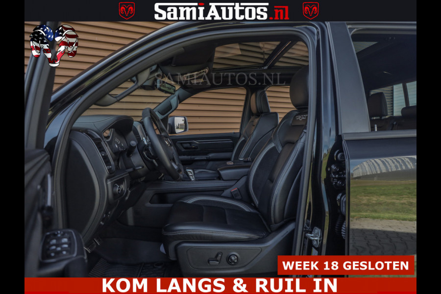 Dodge Ram TRX HELLCAT | 6.2 V8 712PK SUPERCHARGER | FULLY LOADED | CARBON | BLACK ON BLACK | CREW CAB | DUBBELE CABINE | 5 PERSOONS |