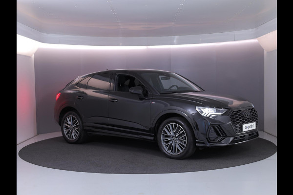 Audi Q3 Sportback 45 TFSI e S Edition 245pk | Navigatie | Lederen bekleding | Elektrisch verstelbare voorstoelen | 360° Camera | Adaptief demping systeem | S line interieur