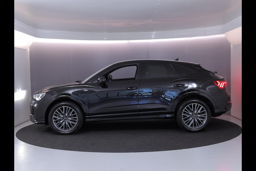 Audi Q3 Sportback 45 TFSI e S Edition 245pk | Navigatie | Lederen bekleding | Elektrisch verstelbare voorstoelen | 360° Camera | Adaptief demping systeem | S line interieur