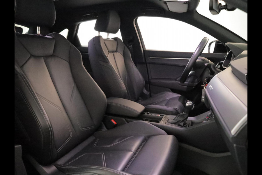 Audi Q3 Sportback 45 TFSI e S Edition 245pk | Navigatie | Lederen bekleding | Elektrisch verstelbare voorstoelen | 360° Camera | Adaptief demping systeem | S line interieur
