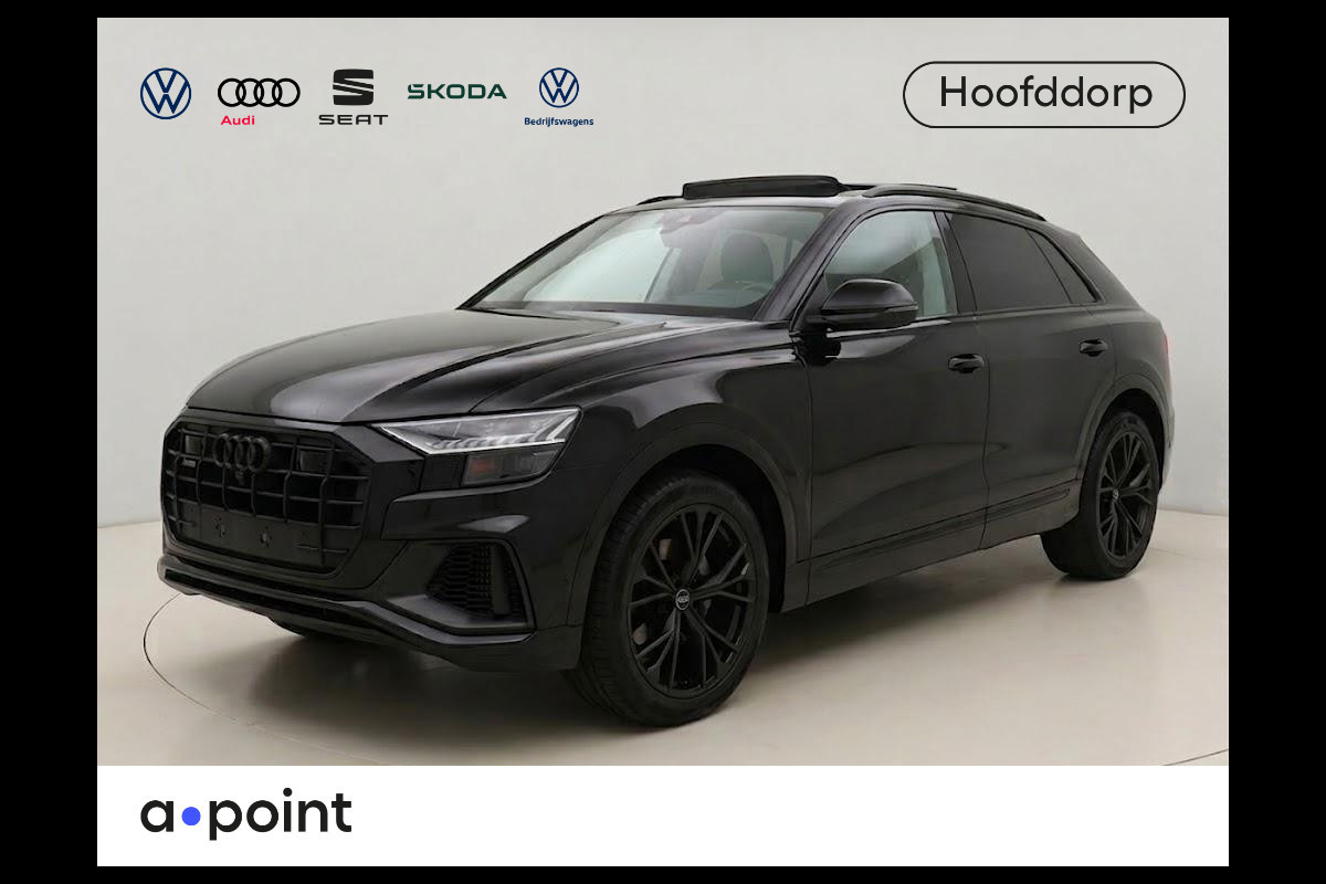 Audi Q8 55 TFSIe quattro Pro Line Plus 380pk | Unieke Auto | Panoramadak | Zeer weinig km's  | 21 inch lichtmetalen velgen | 360 graden camera |