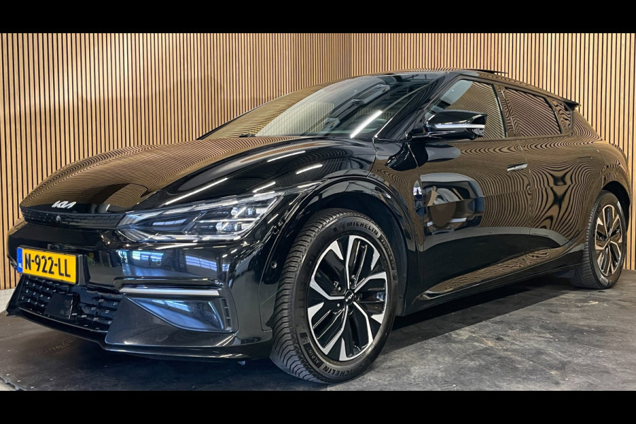 Kia Ev6 GT-Line 77.4 kWh|100% SOH|FULL OPTION|AFN. TREKHAAK|PANO|STOELVERW+VENT|STUURVERW.|360+3D CAMERA|CARPLAY|INCL.BTW|1e EIG.|