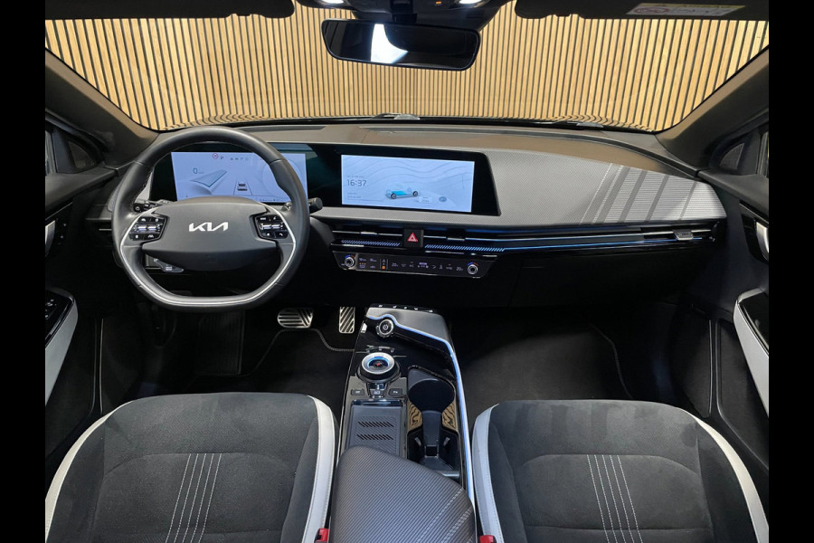 Kia Ev6 GT-Line 77.4 kWh|100% SOH|FULL OPTION|AFN. TREKHAAK|PANO|STOELVERW+VENT|STUURVERW.|360+3D CAMERA|CARPLAY|INCL.BTW|1e EIG.|