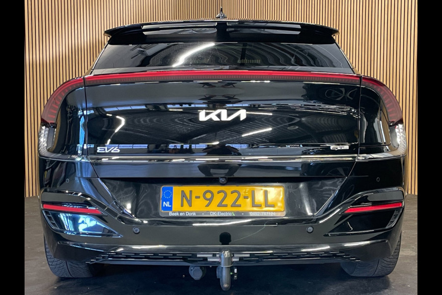 Kia Ev6 GT-Line 77.4 kWh|100% SOH|FULL OPTION|AFN. TREKHAAK|PANO|STOELVERW+VENT|STUURVERW.|360+3D CAMERA|CARPLAY|INCL.BTW|1e EIG.|