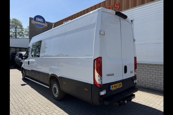 Iveco Daily 35S14V 2.3 automaat 410 L4H2 DC 6 persoons / vaste prijs rijklaar € 29.950 ex btw / ideale motorsport bus / euro 6 / bpm vrij / cruise en climate control / trekhaak 3500 kg !