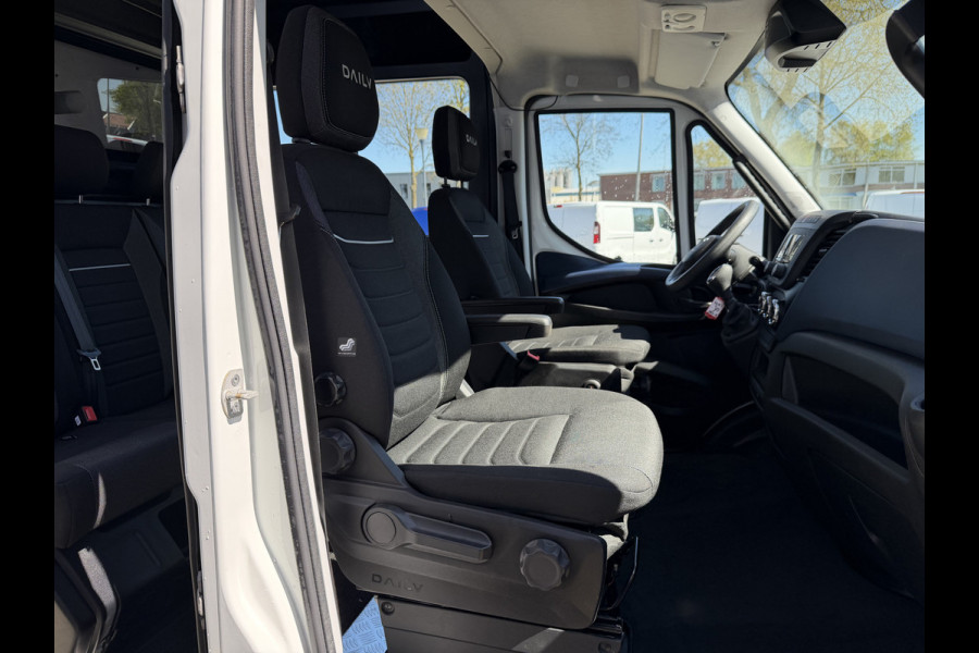 Iveco Daily 35S14V 2.3 automaat 410 L4H2 DC 6 persoons / vaste prijs rijklaar € 29.950 ex btw / ideale motorsport bus / euro 6 / bpm vrij / cruise en climate control / trekhaak 3500 kg !