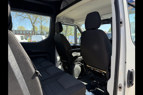 Iveco Daily 35S14V 2.3 automaat 410 L4H2 DC 6 persoons / vaste prijs rijklaar € 29.950 ex btw / ideale motorsport bus / euro 6 / bpm vrij / cruise en climate control / trekhaak 3500 kg !