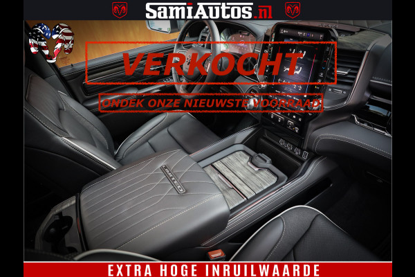 Dodge Ram Limited Night High Output 540HP 706Nm | Massage + Full Option | De Meest Luxe en Volle Pick-Up in zijn Klasse | Comfortabele Dubbele Cabine met Royale 5 Zitplaatsen | BPM vrij | Nu Leverbaar uit Voorraad | Voorraad Nr 2352 - 7649