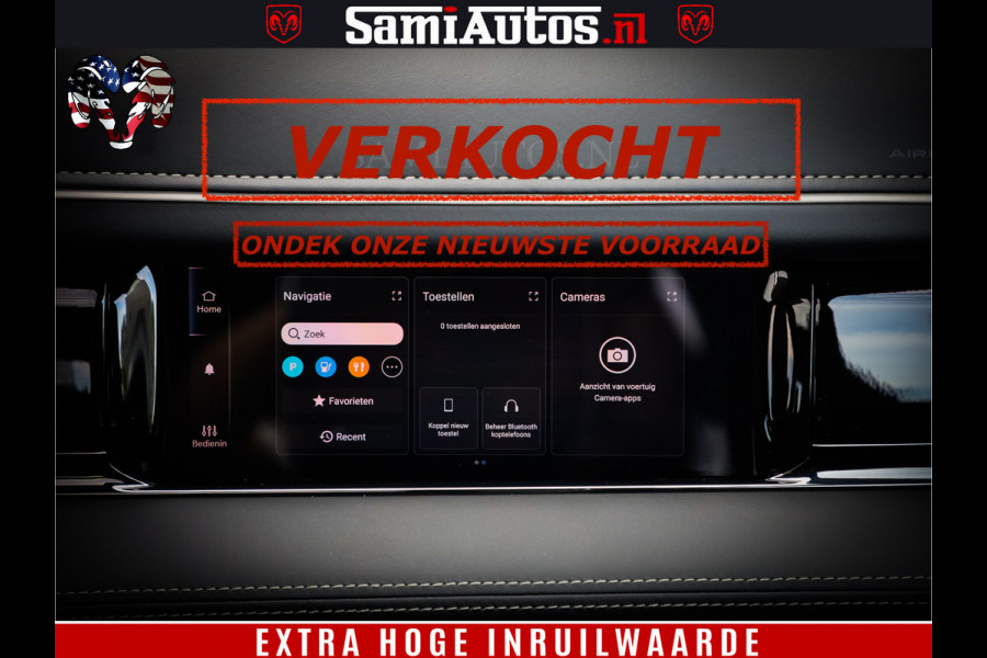 Dodge Ram Limited Night High Output 540HP 706Nm | Massage + Full Option | De Meest Luxe en Volle Pick-Up in zijn Klasse | Comfortabele Dubbele Cabine met Royale 5 Zitplaatsen | BPM vrij | Nu Leverbaar uit Voorraad | Voorraad Nr 2352 - 7649