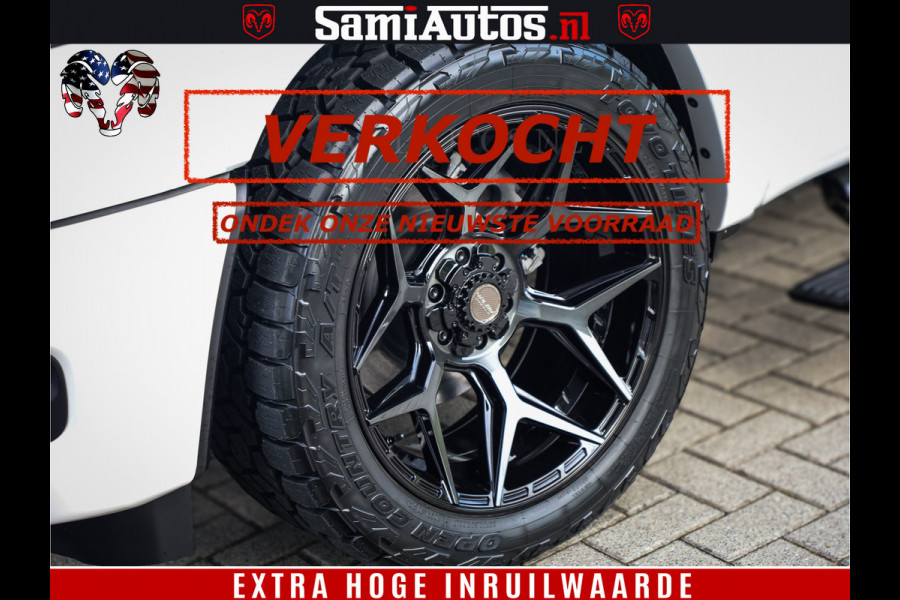 Dodge Ram Limited Night High Output 540HP 706Nm | Massage + Full Option | De Meest Luxe en Volle Pick-Up in zijn Klasse | Comfortabele Dubbele Cabine met Royale 5 Zitplaatsen | BPM vrij | Nu Leverbaar uit Voorraad | Voorraad Nr 2352 - 7649