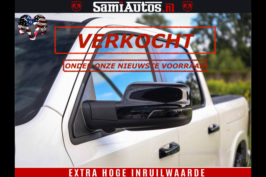 Dodge Ram Limited Night High Output 540HP 706Nm | Massage + Full Option | De Meest Luxe en Volle Pick-Up in zijn Klasse | Comfortabele Dubbele Cabine met Royale 5 Zitplaatsen | BPM vrij | Nu Leverbaar uit Voorraad | Voorraad Nr 2352 - 7649