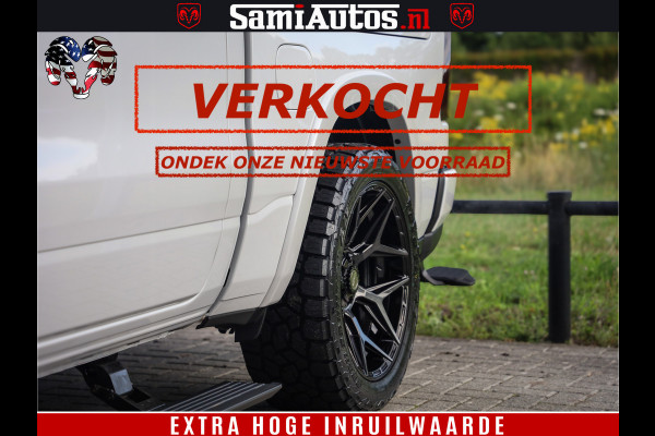Dodge Ram Limited Night High Output 540HP 706Nm | Massage + Full Option | De Meest Luxe en Volle Pick-Up in zijn Klasse | Comfortabele Dubbele Cabine met Royale 5 Zitplaatsen | BPM vrij | Nu Leverbaar uit Voorraad | Voorraad Nr 2352 - 7649
