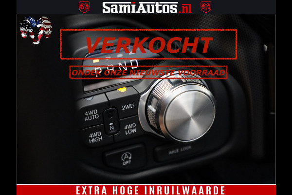 Dodge Ram Limited Night High Output 540HP 706Nm | Massage + Full Option | De Meest Luxe en Volle Pick-Up in zijn Klasse | Comfortabele Dubbele Cabine met Royale 5 Zitplaatsen | BPM vrij | Nu Leverbaar uit Voorraad | Voorraad Nr 2352 - 7649