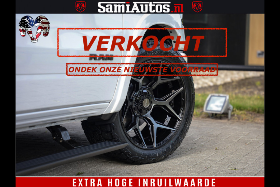 Dodge Ram Limited Night High Output 540HP 706Nm | Massage + Full Option | De Meest Luxe en Volle Pick-Up in zijn Klasse | Comfortabele Dubbele Cabine met Royale 5 Zitplaatsen | BPM vrij | Nu Leverbaar uit Voorraad | Voorraad Nr 2352 - 7649