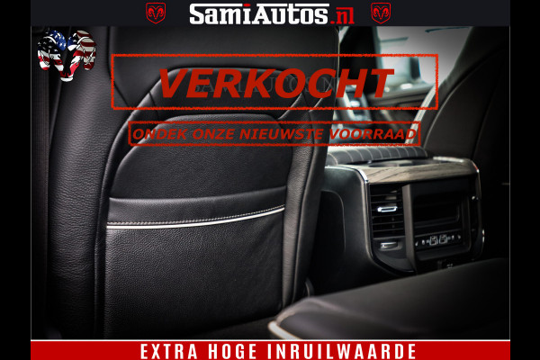 Dodge Ram Limited Night High Output 540HP 706Nm | Massage + Full Option | De Meest Luxe en Volle Pick-Up in zijn Klasse | Comfortabele Dubbele Cabine met Royale 5 Zitplaatsen | BPM vrij | Nu Leverbaar uit Voorraad | Voorraad Nr 2352 - 7649