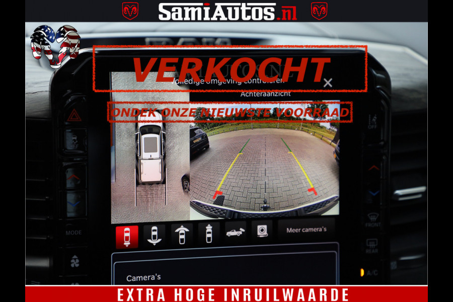 Dodge Ram Limited Night High Output 540HP 706Nm | Massage + Full Option | De Meest Luxe en Volle Pick-Up in zijn Klasse | Comfortabele Dubbele Cabine met Royale 5 Zitplaatsen | BPM vrij | Nu Leverbaar uit Voorraad | Voorraad Nr 2352 - 7649