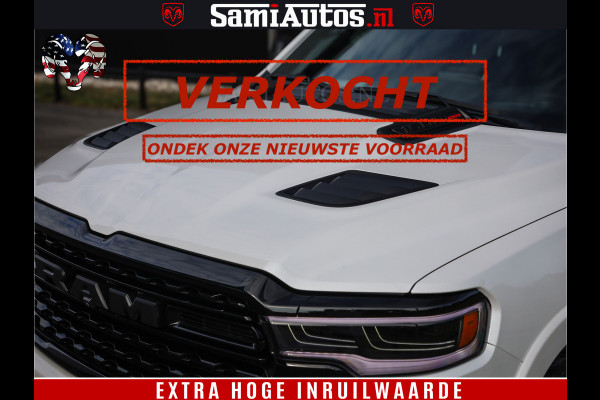 Dodge Ram Limited Night High Output 540HP 706Nm | Massage + Full Option | De Meest Luxe en Volle Pick-Up in zijn Klasse | Comfortabele Dubbele Cabine met Royale 5 Zitplaatsen | BPM vrij | Nu Leverbaar uit Voorraad | Voorraad Nr 2352 - 7649