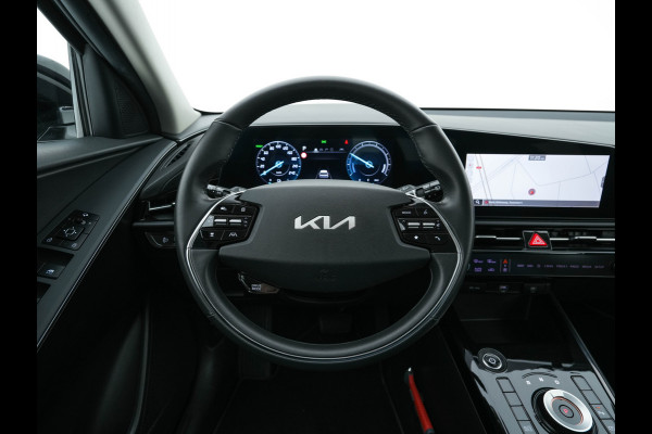 Kia Niro EV DynamicLine 64.8 kWh [ 3-Fase ] {SOH-100%} (INCL.BTW) *LEATHER-FABRIC | ADAPTIVE-CRUISE | DIGI-COCKPIT | KEYLESS | CAMERA | DAB | COMFORT-SEATS | SHIFT-PADDLES | ECC | PDC | 17''ALU*