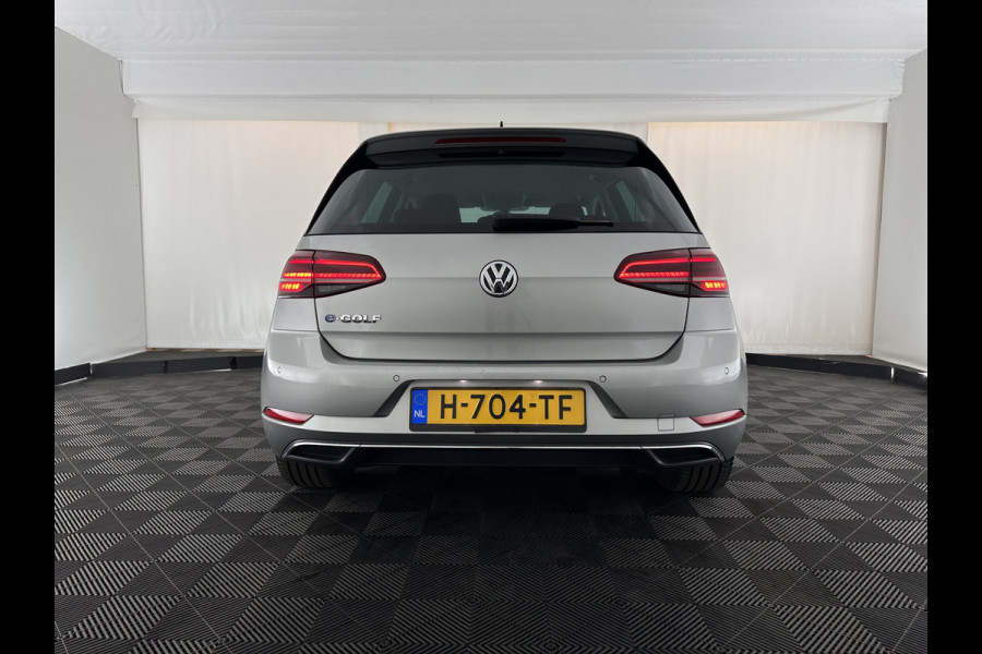 Volkswagen e-Golf E-DITION (INCL-BTW) *HEATPUMP | LEATHER | ADAPTIVE-CRUISE | FULL-LED | DYNAUDIO | DIGI-COCKPIT | NAVI-FULLMAP | CAMERA | KEYLESS | AMBIENT-LIGHT | DAB | ECC | CCS-FASTLOADER | PDC | 17''ALU*