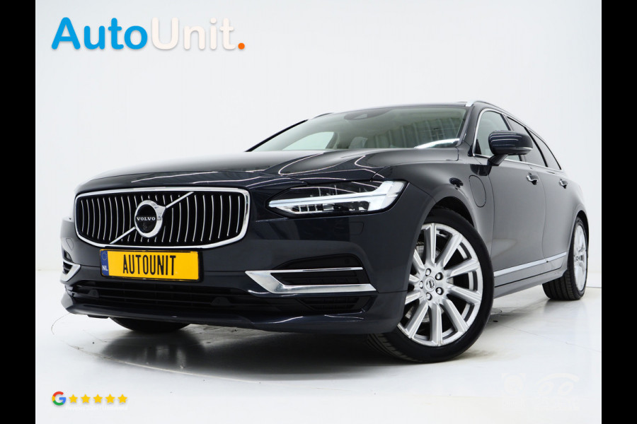 Volvo V90 2.0 T8 AWD Inscription | Panoramadak | Massage | Pilot Assist | HUD | Leder | Keyless | 360 | BLIS | Carplay