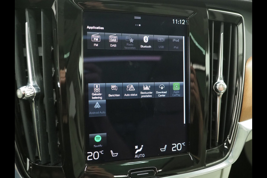 Volvo V90 2.0 T8 AWD Inscription | Panoramadak | Massage | Pilot Assist | HUD | Leder | Keyless | 360 | BLIS | Carplay