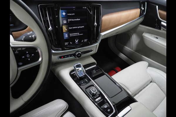 Volvo V90 2.0 T8 AWD Inscription | Panoramadak | Massage | Pilot Assist | HUD | Leder | Keyless | 360 | BLIS | Carplay