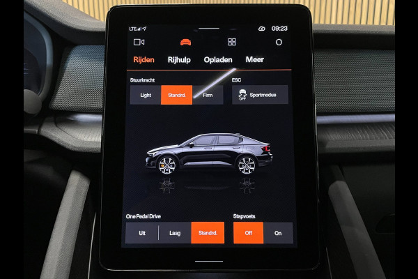 Polestar 2 Long Range Dual Motor Plus Pilot 78kWh|90,35% SOH|TREKHAAK|PANO|MEMORY|360+V+A-CAMERA|STOEL,STUURVERW|ACC|INCL|1 EIG|NL