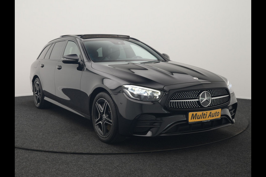 Mercedes-Benz E-Klasse Estate 300 e AMG Line PHEV 320pk Dealer O.H. | Panodak | Camera | Alcantara Sportstoelen Verwarmd | Sfeerverlichting | Blis | Apple Carplay | Night Pakket | Virtual | Navigatie | DAB | Plug In Hybrid |