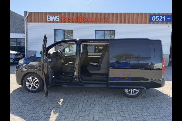 Peugeot Expert 2.0 BlueHDI 177pk automaat S&S L3H1 DC 5 persoons / vaste prijs rijklaar € 27.950 ex btw / lease vanaf € 456 / dubbele schuifdeur / euro 6 / bpm vrij / airco / cruise / navi / trekhaak !