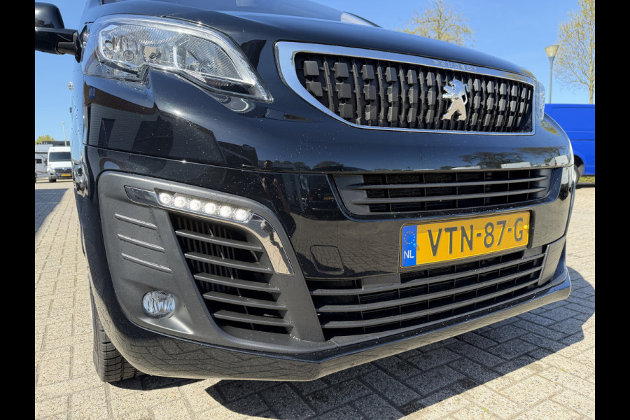 Peugeot Expert 2.0 BlueHDI 177pk automaat S&S L3H1 DC 5 persoons / vaste prijs rijklaar € 27.950 ex btw / lease vanaf € 456 / dubbele schuifdeur / euro 6 / bpm vrij / airco / cruise / navi / trekhaak !