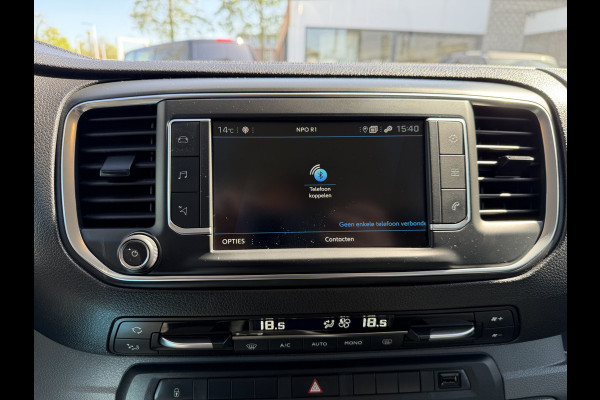 Peugeot Expert 2.0 BlueHDI 177pk automaat S&S L3H1 DC 5 persoons / vaste prijs rijklaar € 27.950 ex btw / lease vanaf € 456 / dubbele schuifdeur / euro 6 / bpm vrij / airco / cruise / navi / trekhaak !