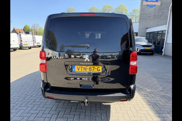 Peugeot Expert 2.0 BlueHDI 177pk automaat S&S L3H1 DC 5 persoons / vaste prijs rijklaar € 27.950 ex btw / lease vanaf € 456 / dubbele schuifdeur / euro 6 / bpm vrij / airco / cruise / navi / trekhaak !