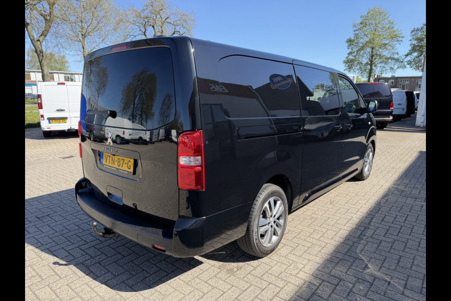 Peugeot Expert 2.0 BlueHDI 177pk automaat S&S L3H1 DC 5 persoons / vaste prijs rijklaar € 27.950 ex btw / lease vanaf € 456 / dubbele schuifdeur / euro 6 / bpm vrij / airco / cruise / navi / trekhaak !