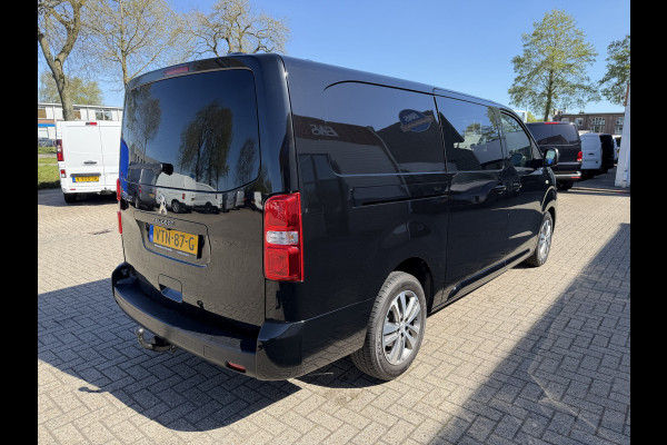 Peugeot Expert 2.0 BlueHDI 177pk automaat S&S L3H1 DC 5 persoons / vaste prijs rijklaar € 27.950 ex btw / lease vanaf € 456 / dubbele schuifdeur / euro 6 / bpm vrij / airco / cruise / navi / trekhaak !