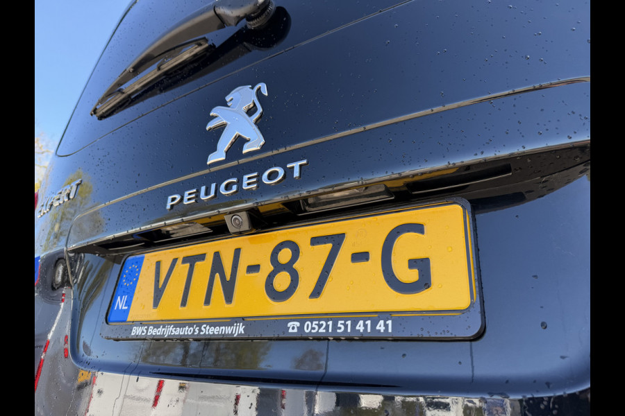 Peugeot Expert 2.0 BlueHDI 177pk automaat S&S L3H1 DC 5 persoons / vaste prijs rijklaar € 27.950 ex btw / lease vanaf € 456 / dubbele schuifdeur / euro 6 / bpm vrij / airco / cruise / navi / trekhaak !