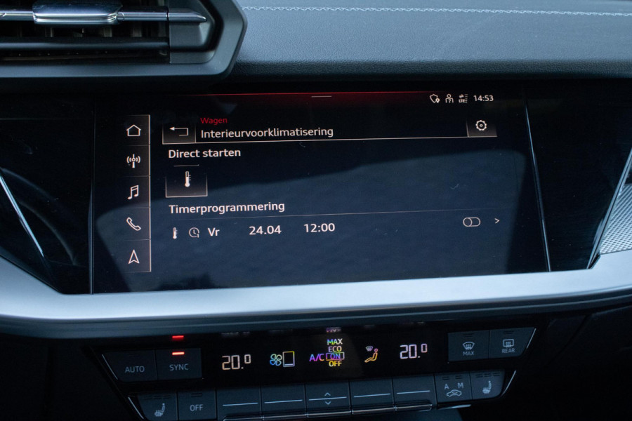 Audi A3 Sportback 40 TFSIe Sline Pano Maxton Diffuser Matrix Camera Sfeerverlichting