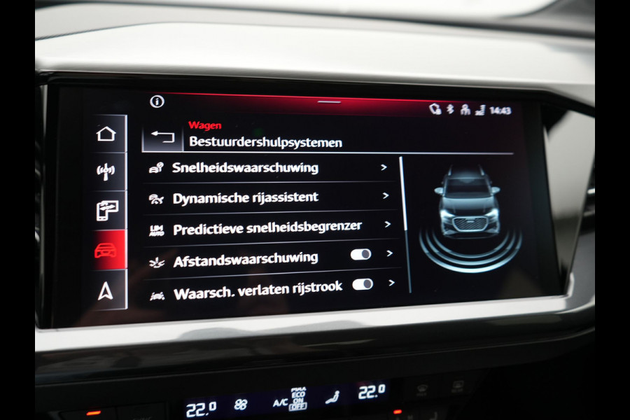 Audi Q4 e-tron 40 Advanced edition 77 kWh 204pk Dealer O.H. | S-Line Interieur | Trekhaak Af Fabriek | Adaptive Cruise | Camera | Blis | Sportstoelen Verwarmd | Apple Carplay | Navigatie | DAB |