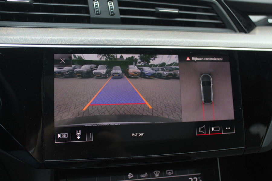 Audi e-tron e-tron 55 quattro advanced Pro Line Plus 95 kWh / Full option! / Trekhaak / Panoramadak / 360Camera / Head-up / B&O / Keyless / 21'' / Softclose / Stoelmassage / Luxe Leder / Nachtzicht / DAB / ACC