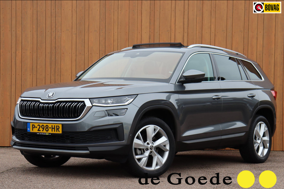 Škoda Kodiaq 1.5 TSI Bus.Ed. Plus 7persoons org.NL camera's leer+el+mem+vw schuifdak el.klep