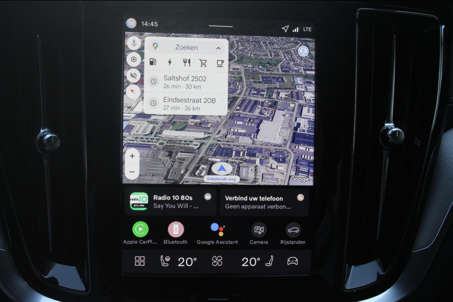 Volvo V60 T6 350PK Automaat Plug-in hybrid AWD Ultra Dark Adaptieve Cruise Control / Head-up display / Panoramisch schuif-kanteldak / Harman Kardon Audio / Blis / Google infotainment