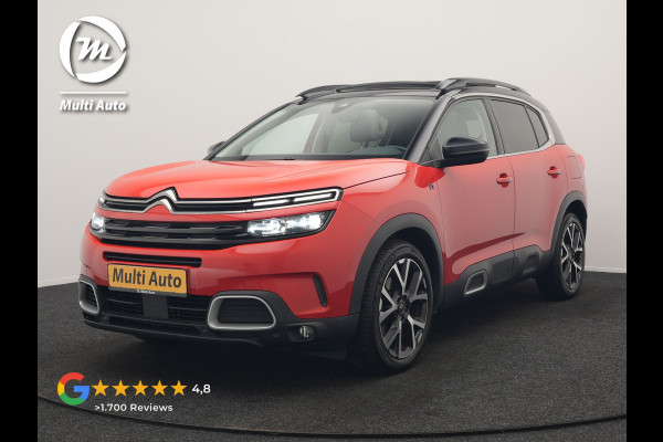 Citroën C5 Aircross 1.6 Shine PHEV 225pk Dealer O.H. | Panodak | Adaptive Cruise | 360 Camera | Lederen Comfortzetels Massage & Memory | Keyless | Blis | Stoelverwarming | 19"L.M | Navigatie | DAB | Plug In Hybrid |