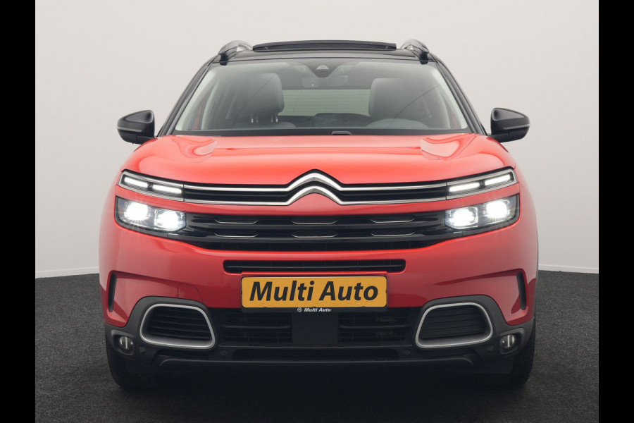 Citroën C5 Aircross 1.6 Shine PHEV 225pk Dealer O.H. | Panodak | Adaptive Cruise | 360 Camera | Lederen Comfortzetels Massage & Memory | Keyless | Blis | Stoelverwarming | 19"L.M | Navigatie | DAB | Plug In Hybrid |