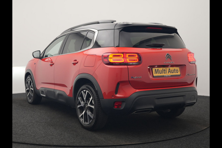 Citroën C5 Aircross 1.6 Shine PHEV 225pk Dealer O.H. | Panodak | Adaptive Cruise | 360 Camera | Lederen Comfortzetels Massage & Memory | Keyless | Blis | Stoelverwarming | 19"L.M | Navigatie | DAB | Plug In Hybrid |