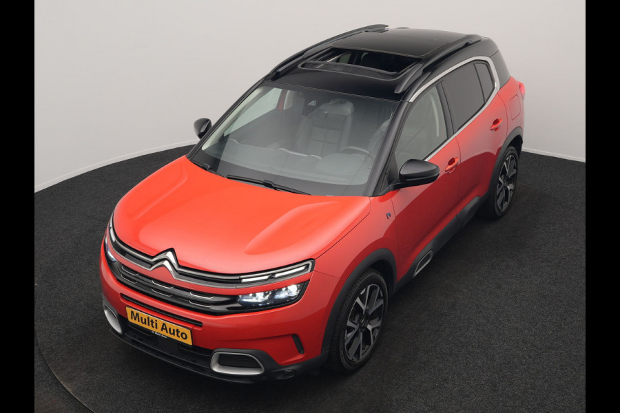 Citroën C5 Aircross 1.6 Shine PHEV 225pk Dealer O.H. | Panodak | Adaptive Cruise | 360 Camera | Lederen Comfortzetels Massage & Memory | Keyless | Blis | Stoelverwarming | 19"L.M | Navigatie | DAB | Plug In Hybrid |