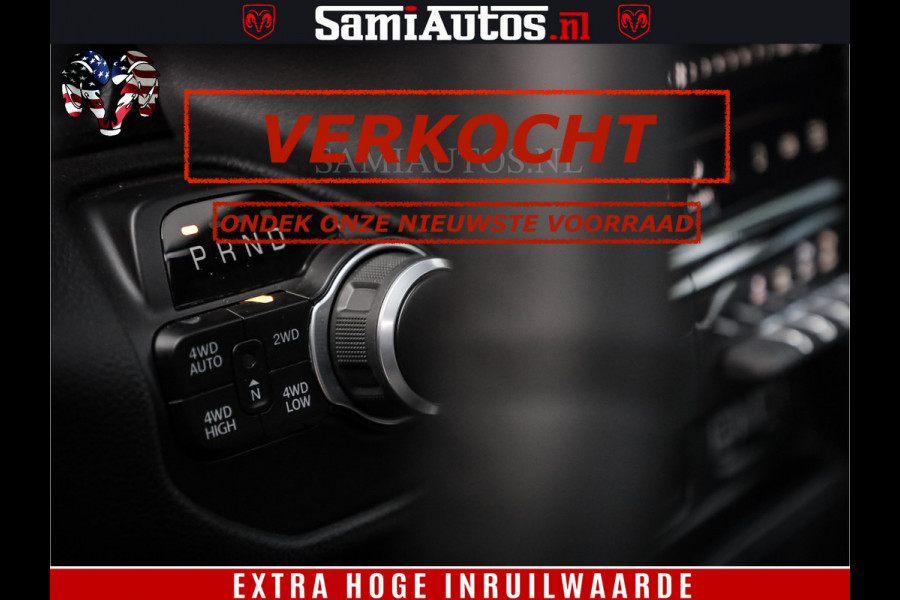 Dodge Ram SPORT | 5.7 V8 4x4 HEMI | PANORAMA DAK | GROOTSCHEM 12 INCH | LPG | Patriot Blue CREW CAB | DUBBELE CABINE | 5 PERSOONS | DC | VOORRAAD NR 2560 - 3327