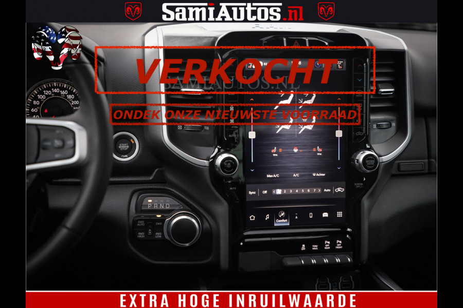 Dodge Ram SPORT | 5.7 V8 4x4 HEMI | PANORAMA DAK | GROOTSCHEM 12 INCH | LPG | Patriot Blue CREW CAB | DUBBELE CABINE | 5 PERSOONS | DC | VOORRAAD NR 2560 - 3327