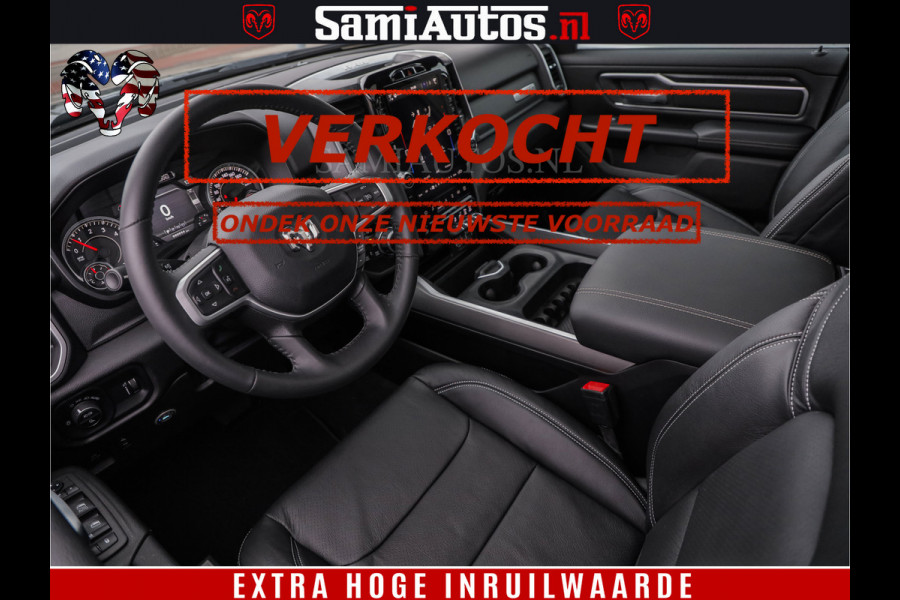 Dodge Ram SPORT | 5.7 V8 4x4 HEMI | PANORAMA DAK | GROOTSCHEM 12 INCH | LPG | Patriot Blue CREW CAB | DUBBELE CABINE | 5 PERSOONS | DC | VOORRAAD NR 2560 - 3327